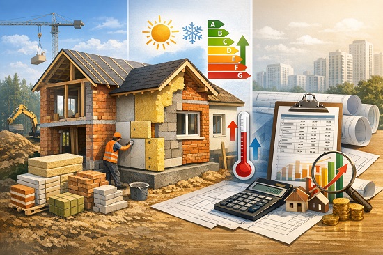 Энергоэффективное строительство дома в Москве и Московской области — монтаж утеплителя, анализ сметы и нормативов теплозащиты 2025–2026
