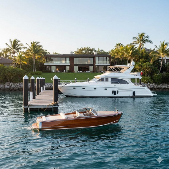 Причал для яхты