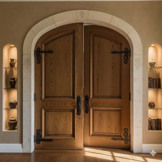 Дверь из массива дуба