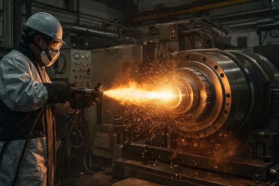 Процесс плазменного напыления