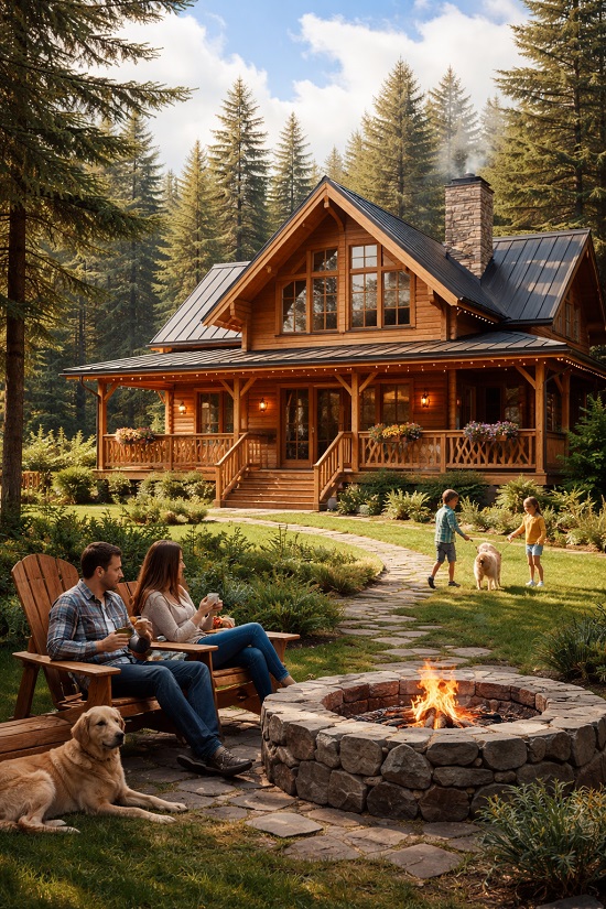 Жизнь в доме из бруса