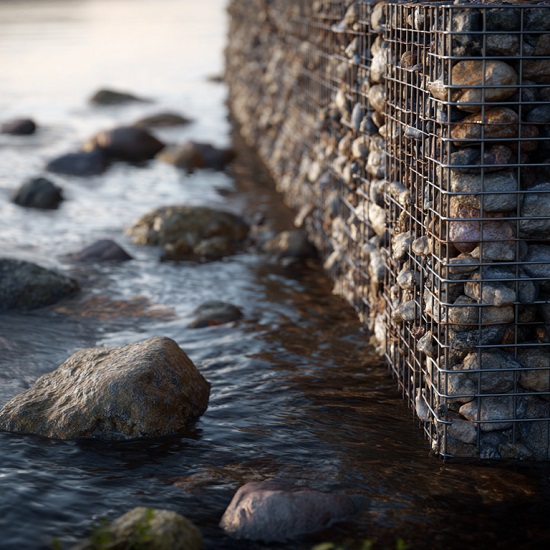 Матрацы Рено для укрепления берега