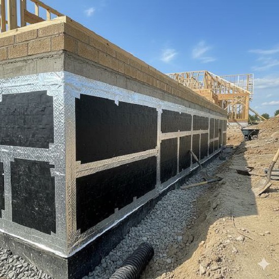 Схема современной гидроизоляции фундамента