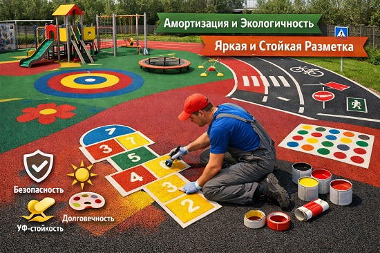 Покрытие для спортивных площадок