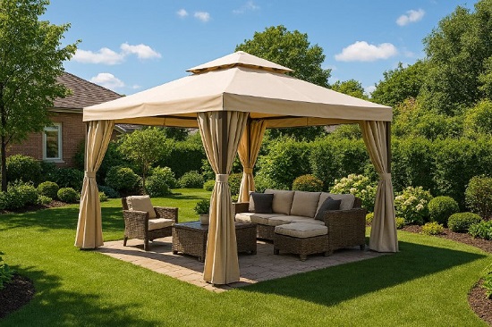 Садовый шатер для дачи