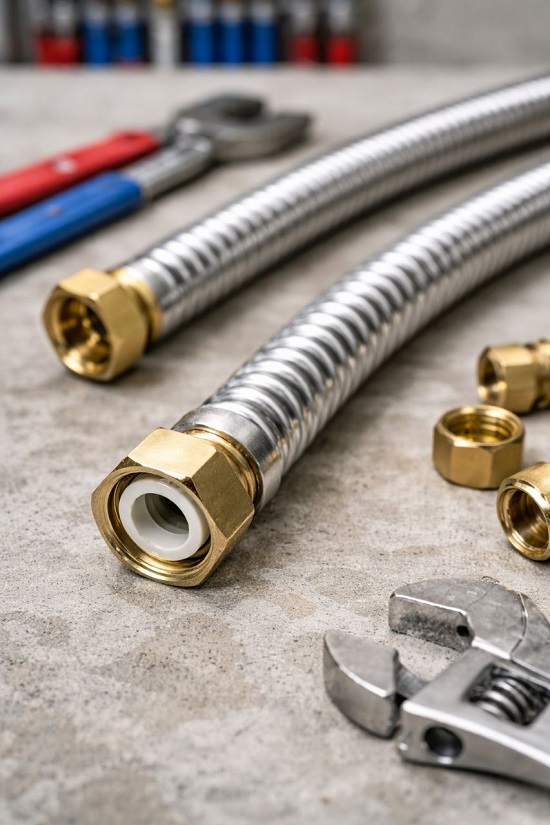 Гибкая гофрированная труба из нержавеющей стали