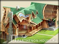 строительство деревянного бревенчатого сруба дома