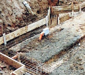 установка арматурных каркасов