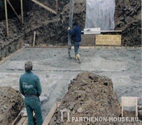 бетонирование фундамента