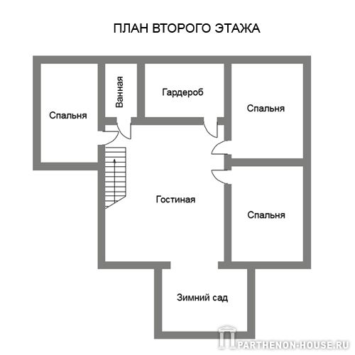 Планировка второго этажа