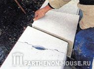 вставляем газобетонный блок