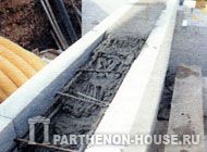 бетонирование арматурного пояса