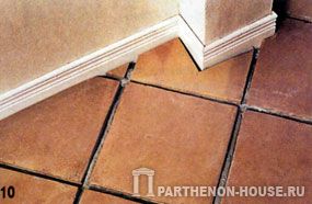 швы при укладке терракотовой плитки