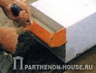 строительство закругленной лестницы из газобетона