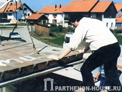 Опоры перекрытий дома из керамических блоков