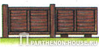 Строительство щитового забора и ограды из сетки-рабицы