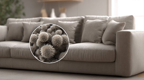 Диван, микробы