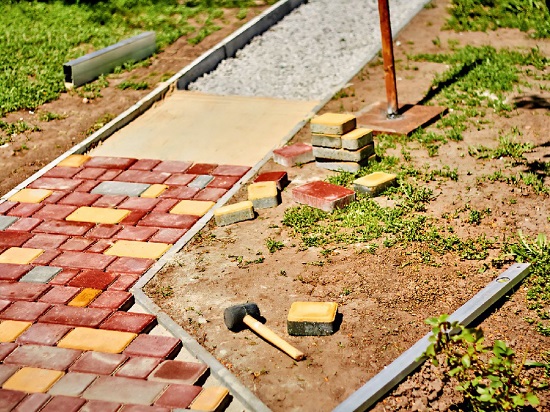 Пример мощения