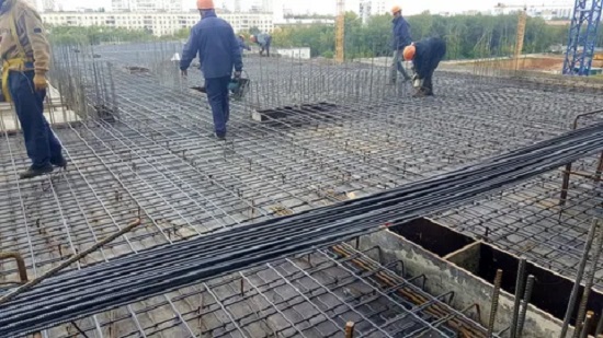 Армирование перекрытий
