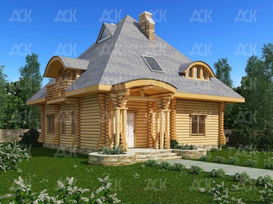 проектирование дома из оцилиндрованного бревна