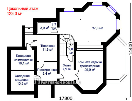 подвал Проект дома ЯИ 360-8