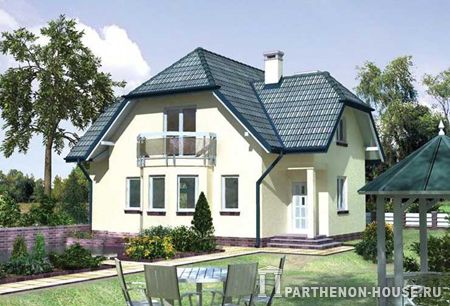 проект дома из газоблоков