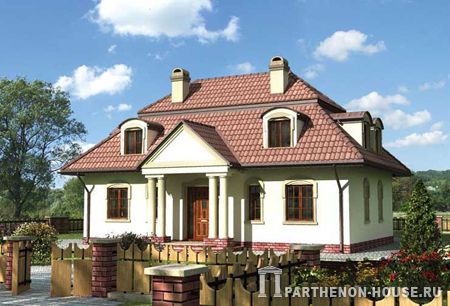Проект загородного коттеджа К 299-5