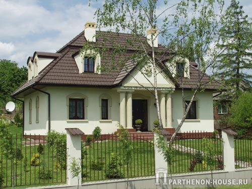 Загородные коттеджи, построенные по проекту дома