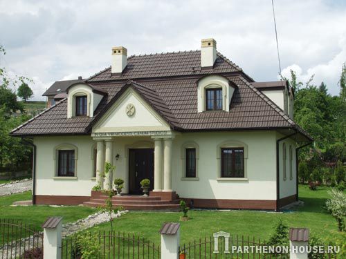 Загородные коттеджи, построенные по проекту дома