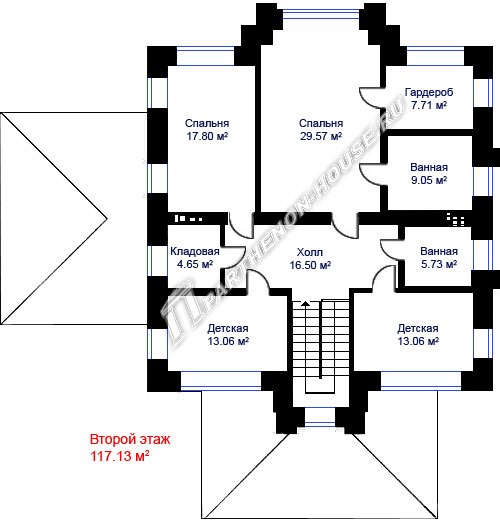 второй этаж дома МПГ-254