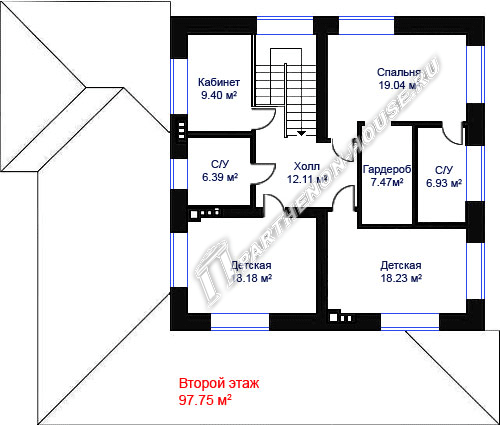 второй этаж дома МПК-288