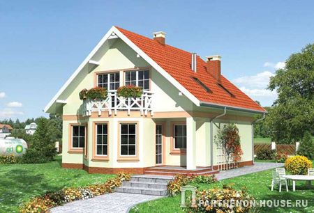 Проект дома из ячеистого бетона Я 188-3