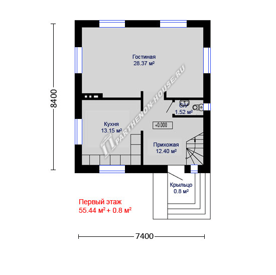1 этаж дома ЯА-111