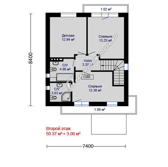 2 этаж дома ЯА-111