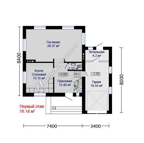 1 этаж дома ЯА-137