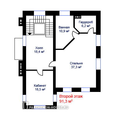 2 этаж проекта дома КА 385-8