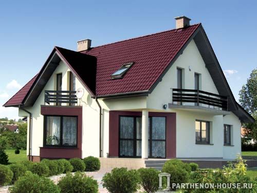 Загородные дома, построенные по проекту кирпичного дома К 291-0
