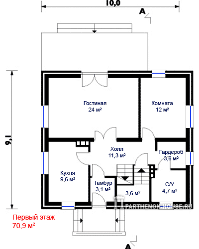 Стоимость строительства дома с несъемной опалубкой Пластбау-3. Сметный  расчет по проекту дома Я 203-0.