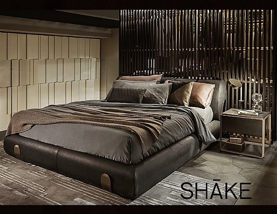 кровать и тумба коллекция Shake