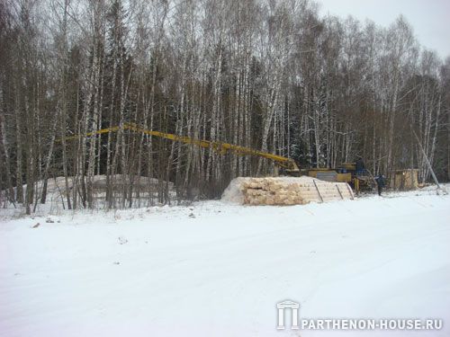 Миксер и бетононасос в работе зимой