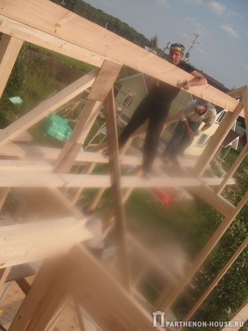 строительство каркасного деревянного дома