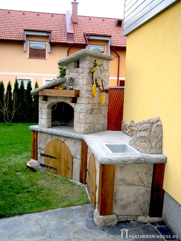 Технология Графито. Садовая печь (барбекю).