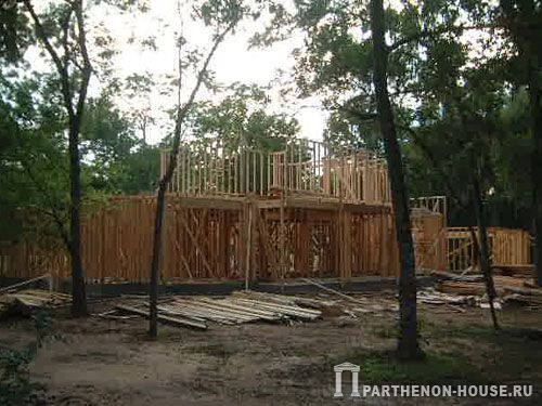 Строительство каркасного дома. Каркасные двухэтажные дома.