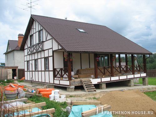 Фахверковый дом – качественно и добротно.
