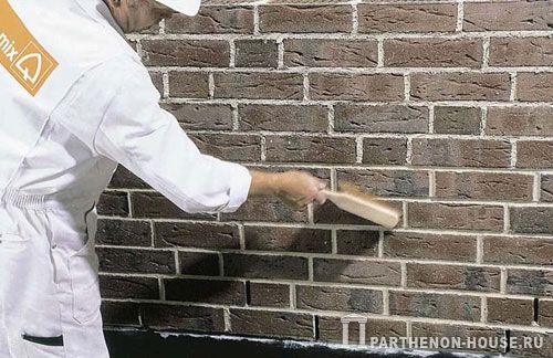 Технология кладки лицевого кирпича. Качество работ.