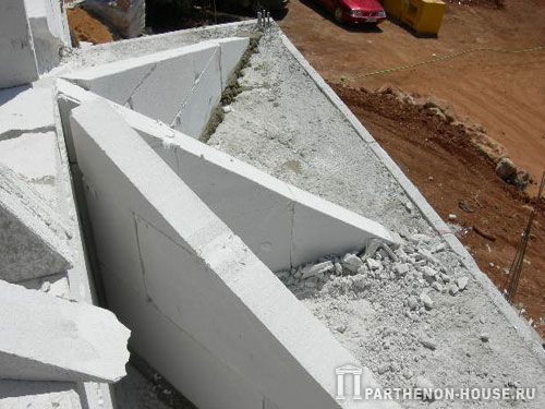 Строительство дома из газобетона, газобетонных блоков. Легкость в обработке.