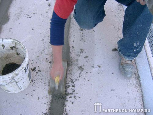 Строительство дома из газобетона, газобетонных блоков. Сборные панели перекрытия из газобетона.